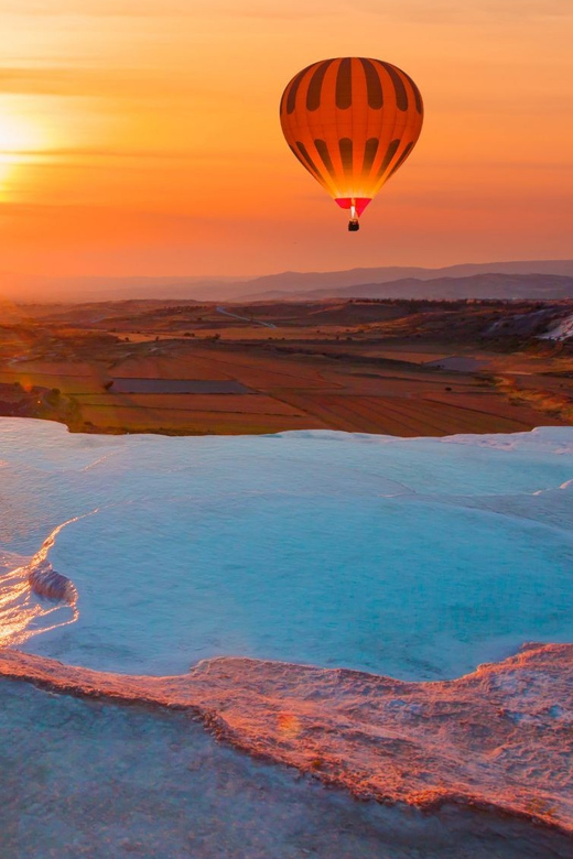 From Marmaris: Pamukkale Balloon Flight Day Trip with Lunch - The landing toast and what it really includes