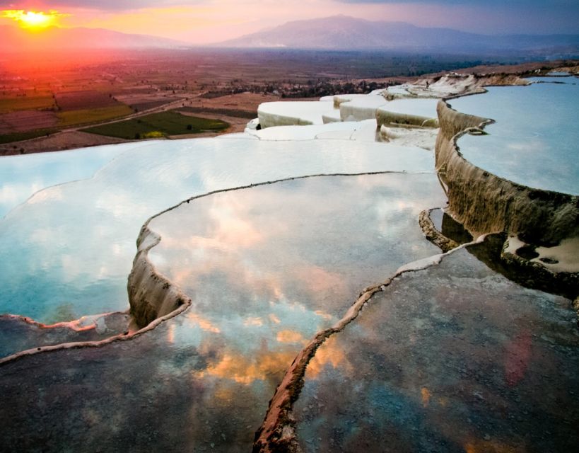 From Marmaris: Pamukkale Evening Tour with Transfer & Dinner - Cleopatra’s Pool and its ancient columns