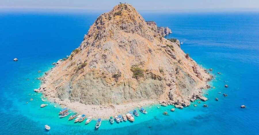 From Side/Alanya: Suluada Island Boat Trip with Lunch - Boarding at Adrasan Harbor