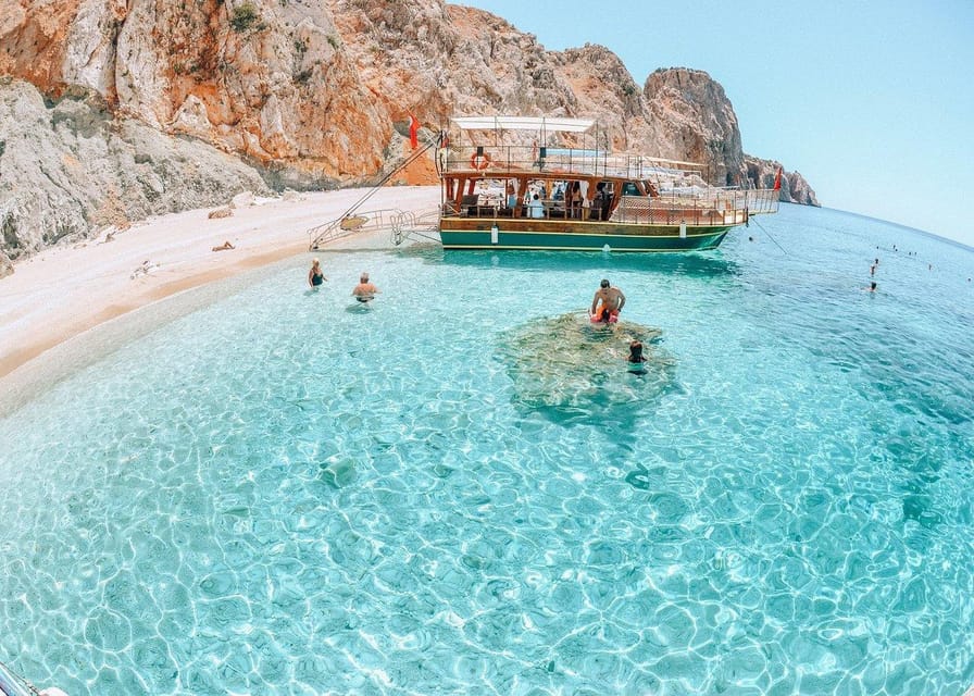 From Side/Alanya: Suluada Island Boat Trip with Lunch - Swimming in clear Mediterranean coves