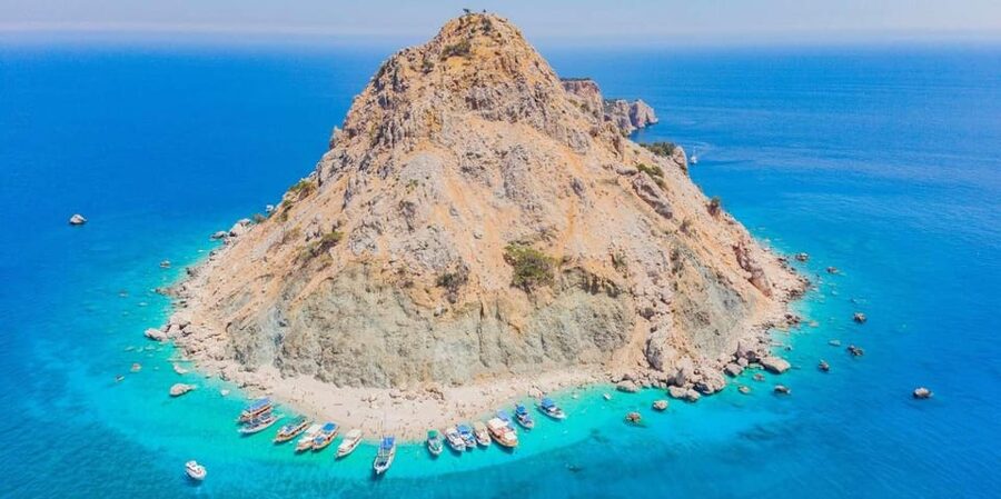 From Side/Alanya: Suluada Island Boat Trip with Lunch - Lunch with a view from the deck