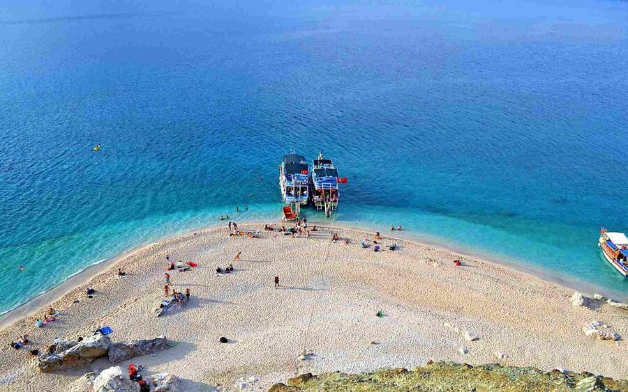 From Side/Alanya: Suluada Island Boat Trip with Lunch - The road from Side or Alanya to Adrasan