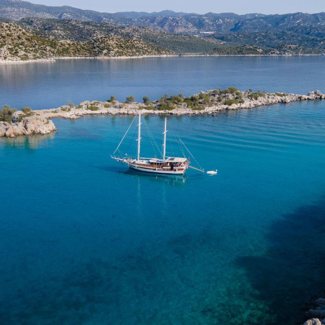 From Ucagiz: Day Trip to Kekova by Boat - Esmeralda Bay slows the afternoon down