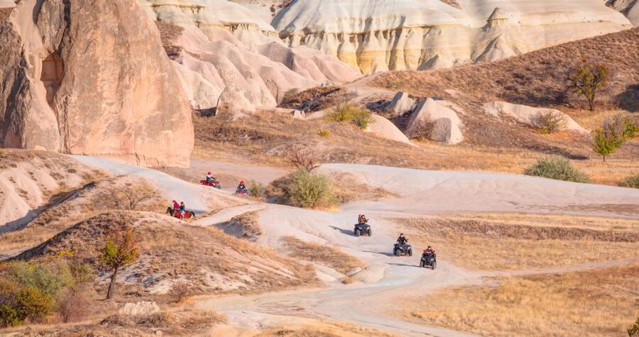 From Ürgüp/Göreme: Cappadocia Sunrise or Sunset Quad Tour - Çavuşin’s rock-cut homes