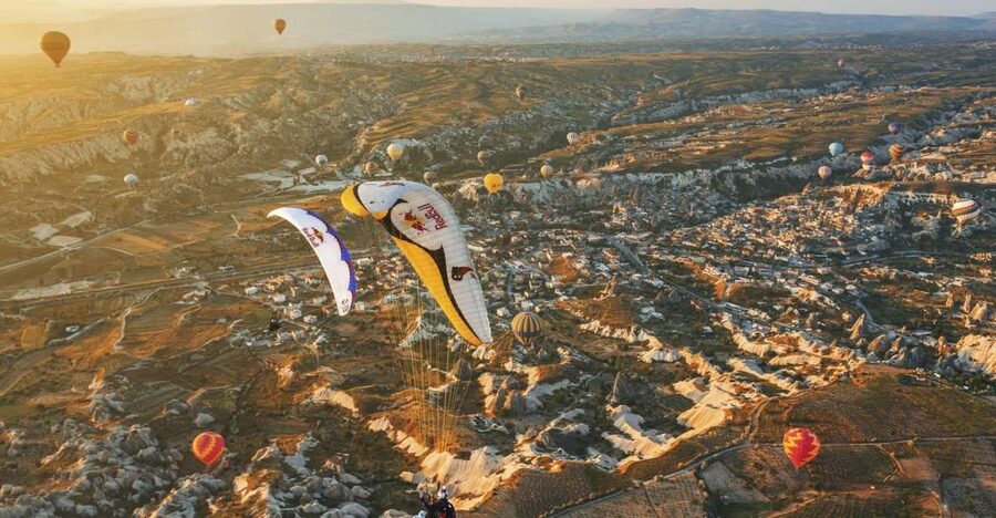 From Urgüp/Göreme: Cappadocia Tandem Paragliding & Transfer - Safety briefing and getting ready