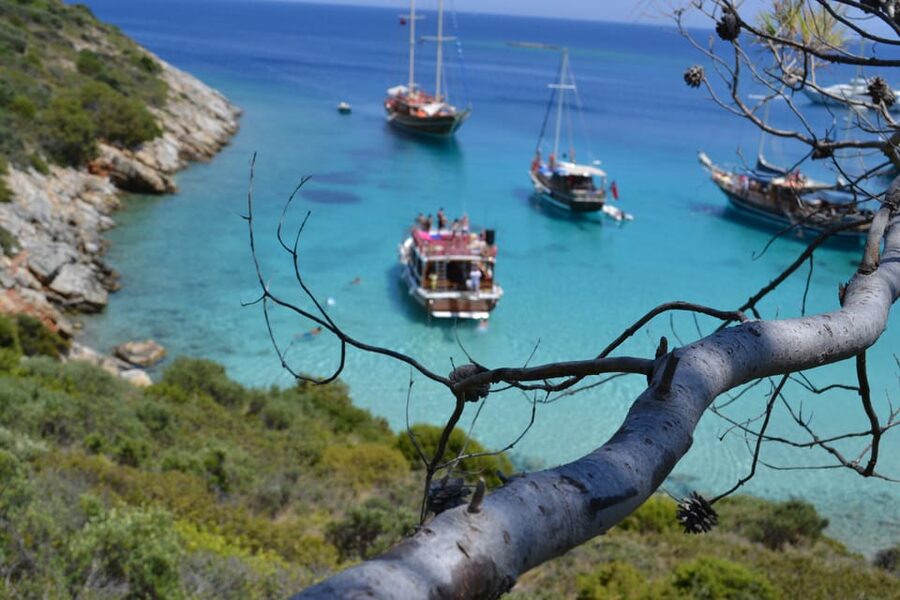 Full-Day Orak Island Boat Trip from Bodrum - Rabbit Bay finishes the swimming schedule