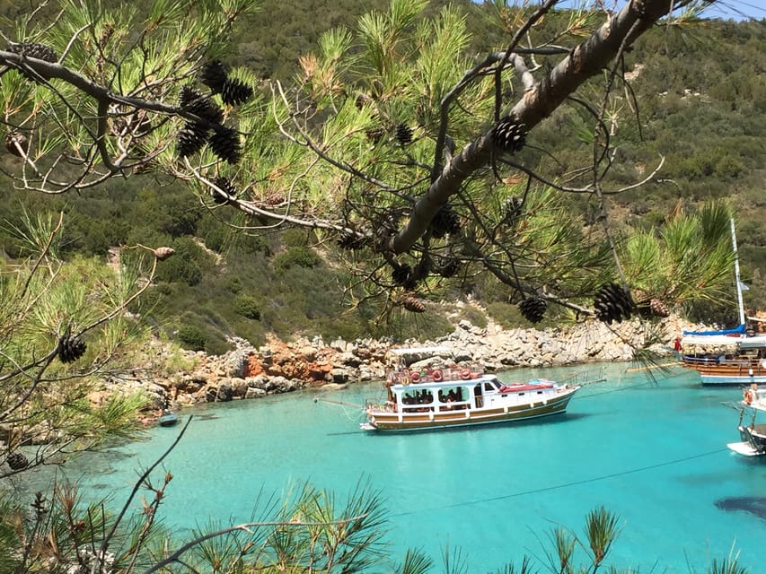 Full-Day Orak Island Boat Trip from Bodrum - The boat, food, and onboard atmosphere