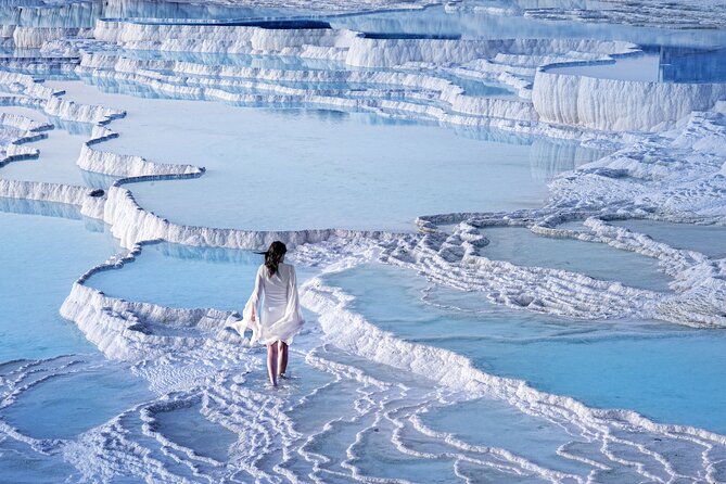 Full-Day Tour to Pamukkale From Marmaris w/ Breakfast & Lunch - Three hours at the white terraces