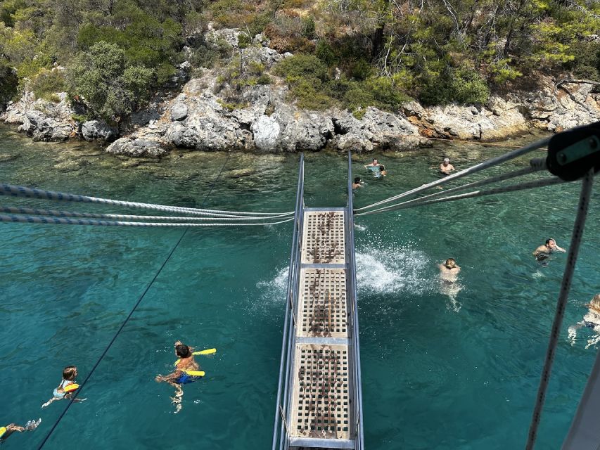 Gocek: Yacht Trip and 12 Island Full-Day Tour with Lunch - Aquarium Bay is for clear water and open views