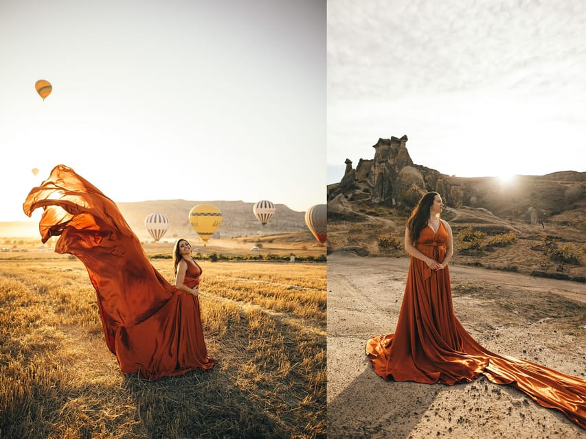 Göreme: Cappadocia Satin Flying Dress Rental - What the strongest service points tell me