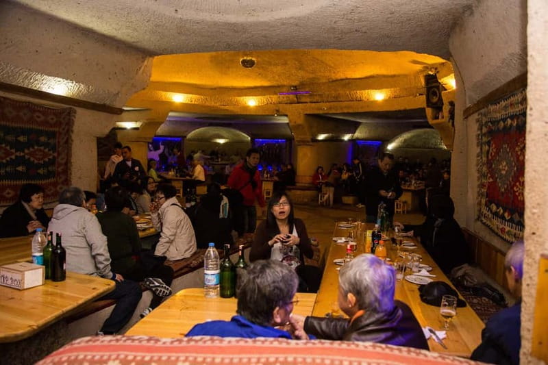Göreme: Dinner and Folk Show at a Cave Restaurant - The fire dance outside is the evening’s big finish