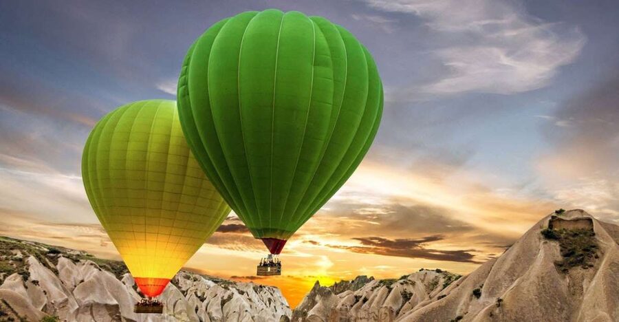 Göreme: Sunrise Hot Air Balloon Flight Over Cappadocia - Taking off over the fairy chimneys