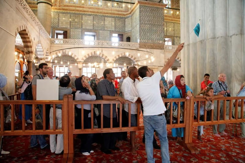 Hagia Sophia & Blue Mosque Half-day Guided, Small Group Tour - Blue Mosque, tiles, minarets, and Ottoman ambition