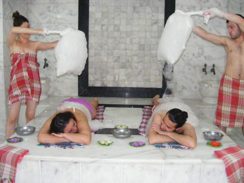 Icmeler Turkish Bath with Oil Massage - Foam massage and the cold-shower finish
