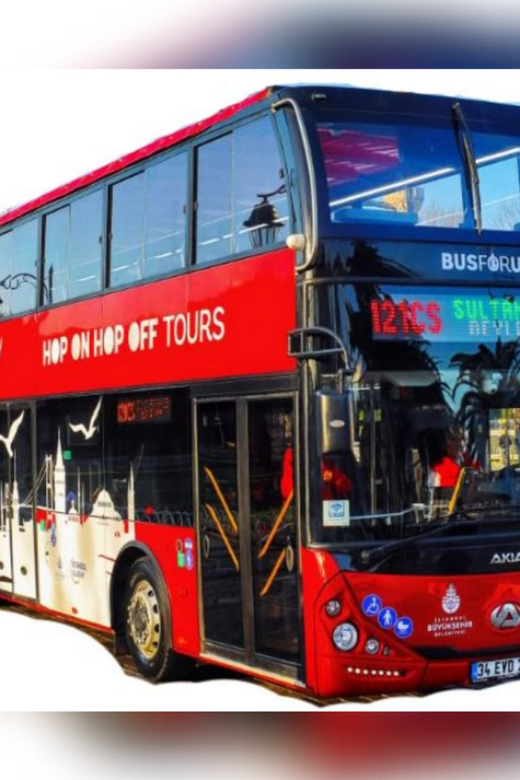 Istanbul: 48-Hour Hop-On Hop-Off Double Decker Bus Ticket - Istanbul from the upper deck