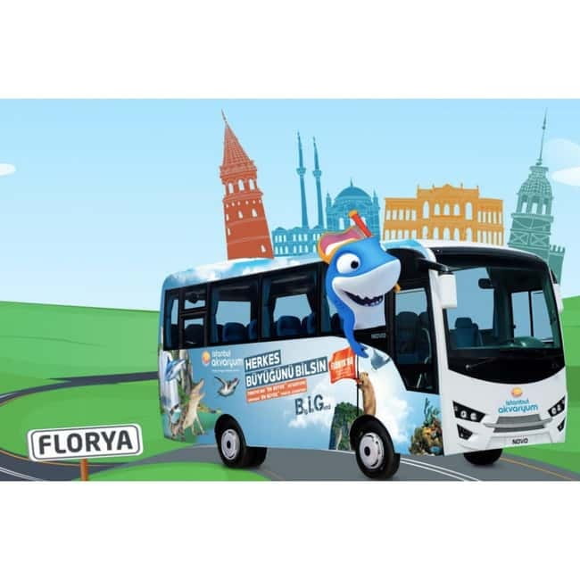 Istanbul: Aquarium Ticket with Shuttle Bus from Sultanahmet - The roughly 30-minute ride to the aquarium