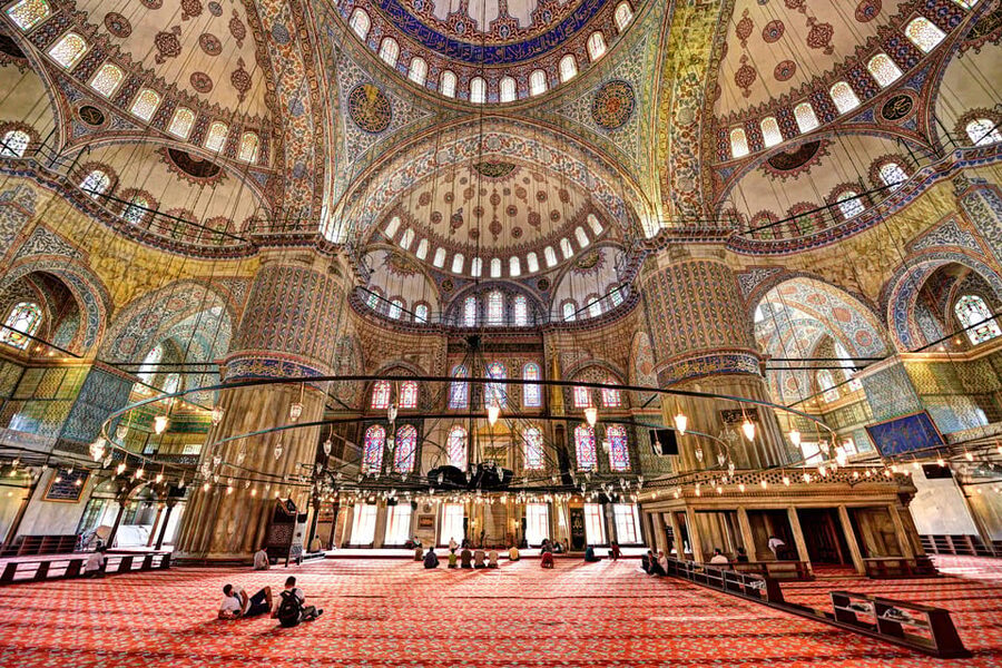 Istanbul: Blue Mosque, Hagia Sophia, & Basilica Cistern Tour - Meeting beneath the trees in Sultanahmet