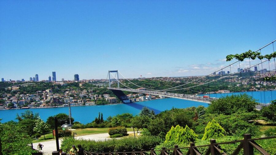 Istanbul: Bosphorus And Golden Horn Morning or Sunset Cruise - The Bosphorus Bridge and the continental crossing