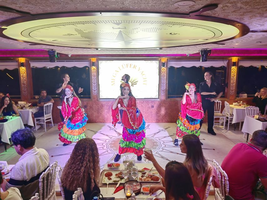 Istanbul: Bosphorus Dinner Cruise & Show with Private Table - Reading the European shore: Dolmabahçe to the Bosphorus Bridge