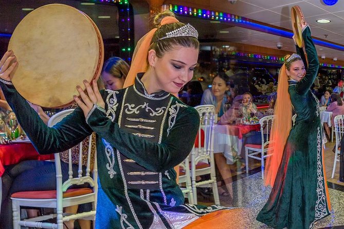 Istanbul: Bosphorus Dinner Cruise with Turkish Show - Istanbul by night from the Bosphorus