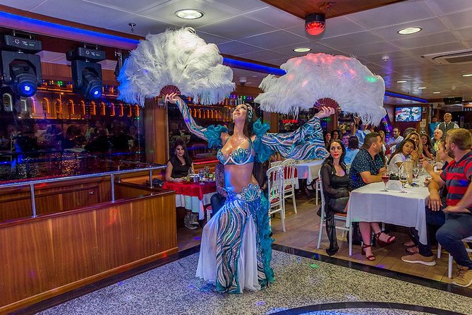 Istanbul: Bosphorus Dinner Cruise with Turkish Show - Boarding a multi-deck boat with VIP seating