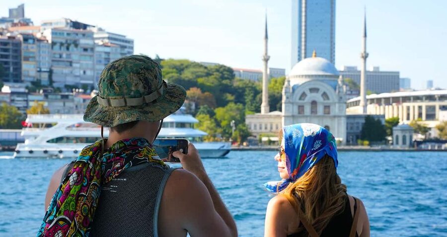 Istanbul: Bosphorus & Golden Horn Cruise Daytime or Sunset - Passing beneath the Bosphorus Bridge