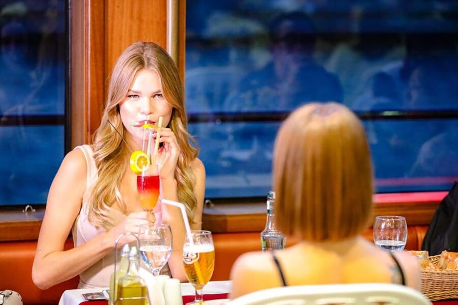 Istanbul: Bosphorus Night Dinner Cruise with Private Table - Under the Bosphorus Bridge