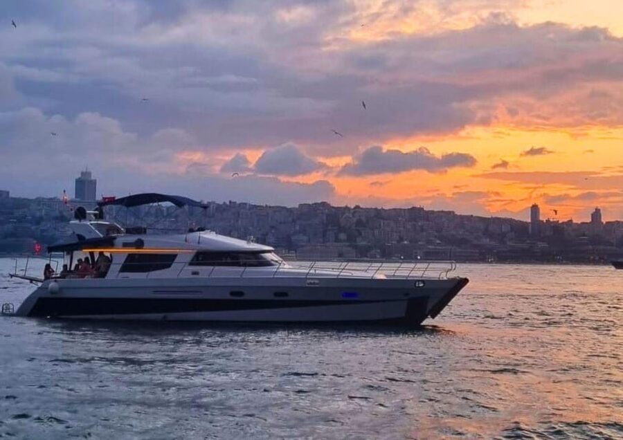 Istanbul: Daytime Bosphorus Yacht Cruise with Fruit & Snacks - Under the bridge toward Bebek and Beylerbeyi