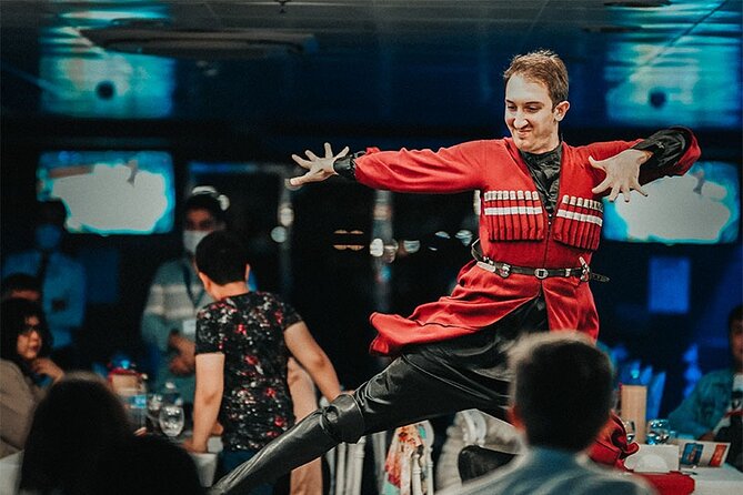 ISTANBUL: Dinner Cruise On The Bosphorus with Turkish night show - Boarding, tables, and the open upper deck