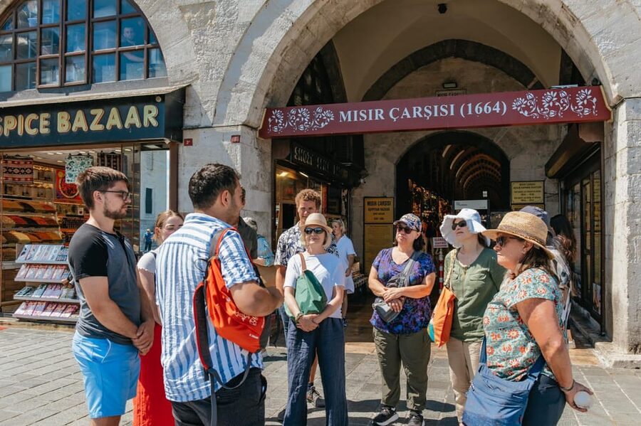 Istanbul: European and Asian Side Guided Foodie Walking Tour - The 30-minute ferry ride across the Bosphorus