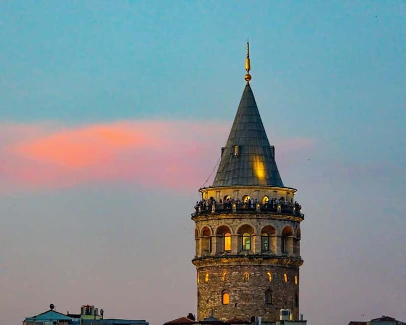 Istanbul: Galata Tower Entry Ticket - Going up the tower and reaching the 7th-floor view