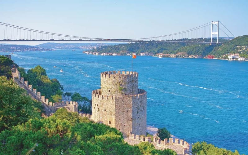 Istanbul: Guided Bosphorus Cruise & Golden Horn Bus Tour - Rolling past the Golden Horn and Roman walls