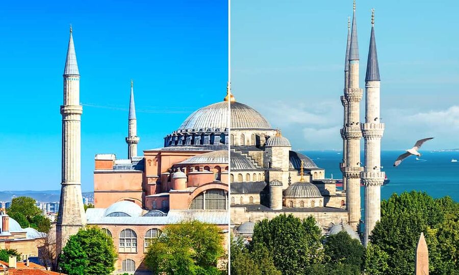 Istanbul: Hagia Sophia Ticket with Audio Guide & Blue Mosque - Two monuments, two very different experiences