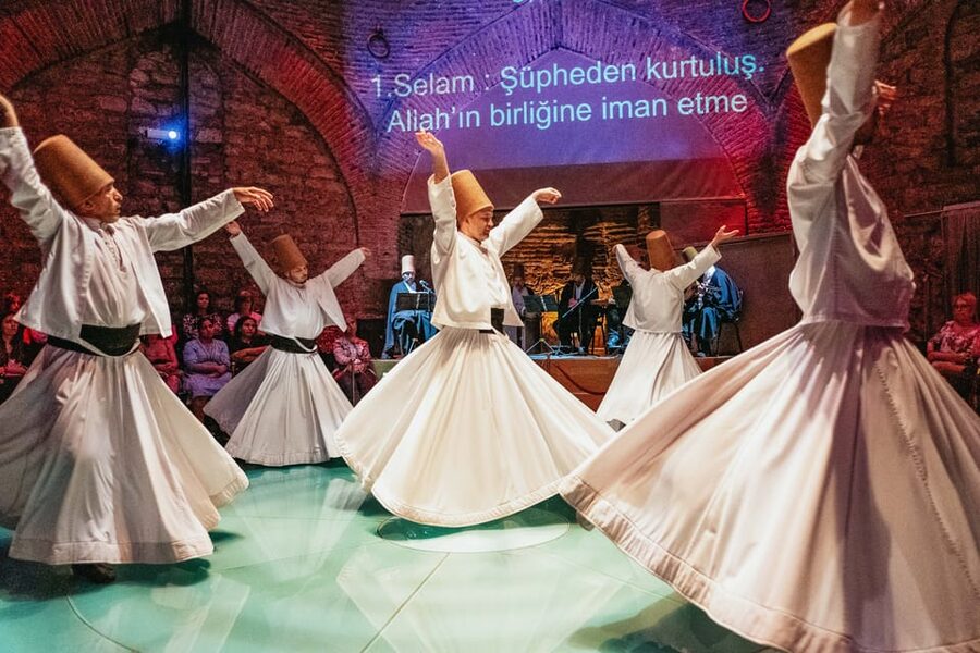 Istanbul: Hodjapasha Whirling Dervishes Show & Exhibition - Practical timing near Sirkeci