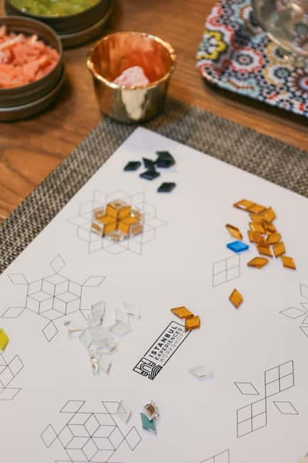 Istanbul: Mosaic Candle Holder Workshop - Choosing Glass and Planning Your Pattern