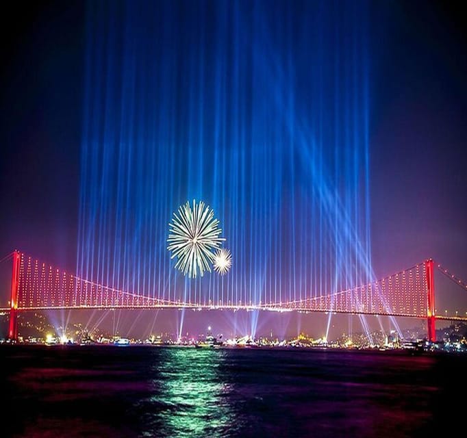 Istanbul: New Year's Eve Bosphorus Dinner Cruise Party 2027 - Dinner, snacks, and an open bar throughout the night
