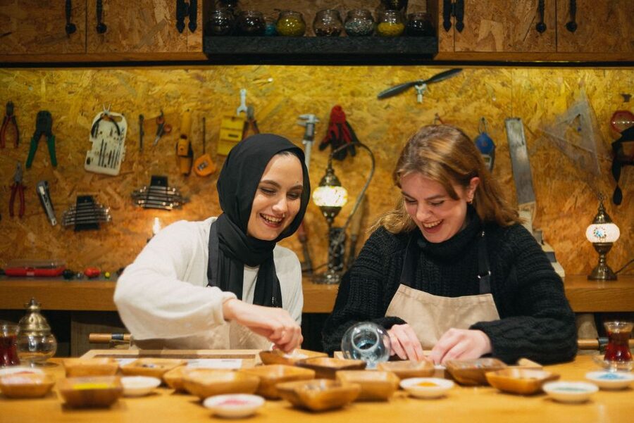 Istanbul:Original Turkish Mosaic Lamp Workshop w/ Snacks - Why the $29 price is strong value