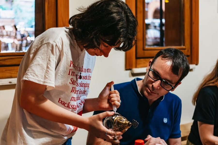 Istanbul:Original Turkish Mosaic Lamp Workshop w/ Snacks - The people make the difference