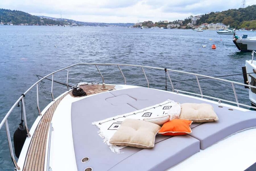 Istanbul: Private Bosphorus Yacht with Tour Guide and Snacks - Dolmabahce Palace and the European shore