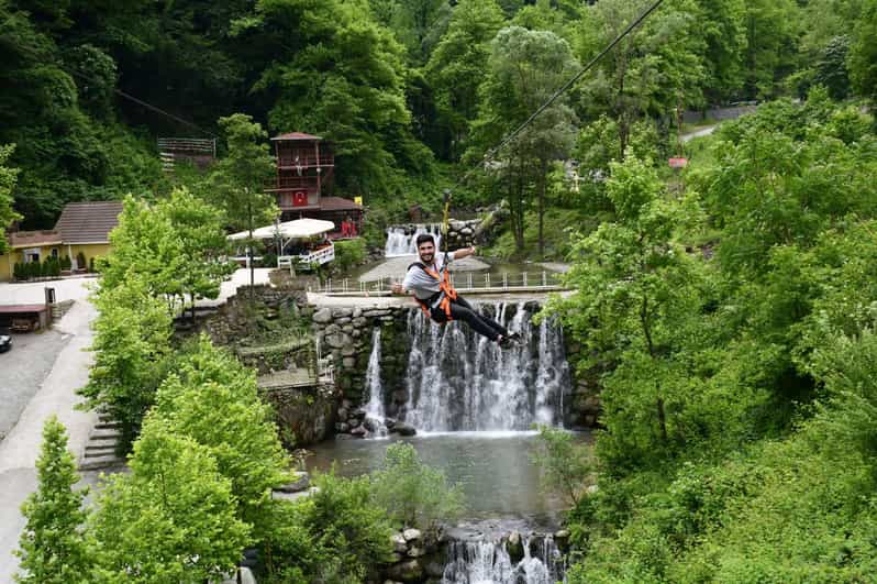 Istanbul: Sapanca Tour, Cable Car, Quad, & Zipline - Maşukiye waterfalls and zipline choices