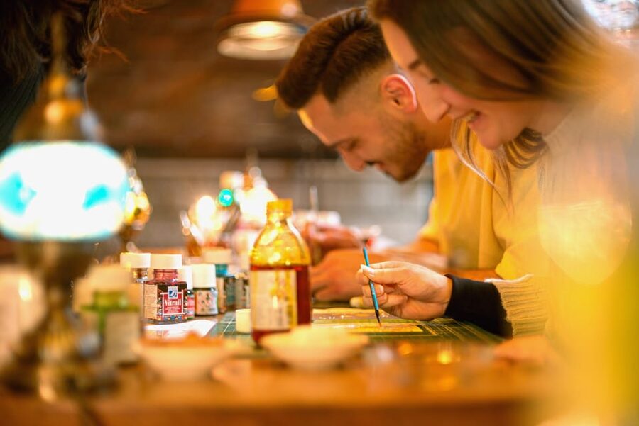 Istanbul: Traditional Stained Glass Painting Workshop - Key points at a glance