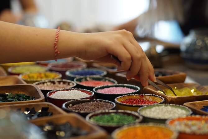 Istanbul: Turkish Mosaic Lamp Workshop in Galata – All Included - Building a Turkish lamp in a Galata atelier