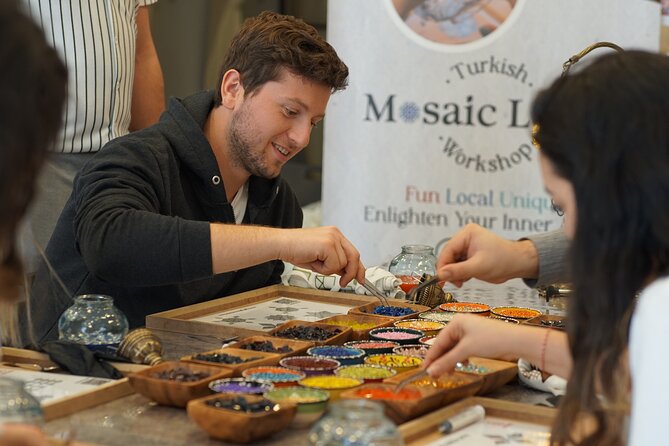Istanbul: Turkish Mosaic Lamp Workshop in Galata – All Included - The finished lamp and getting it home