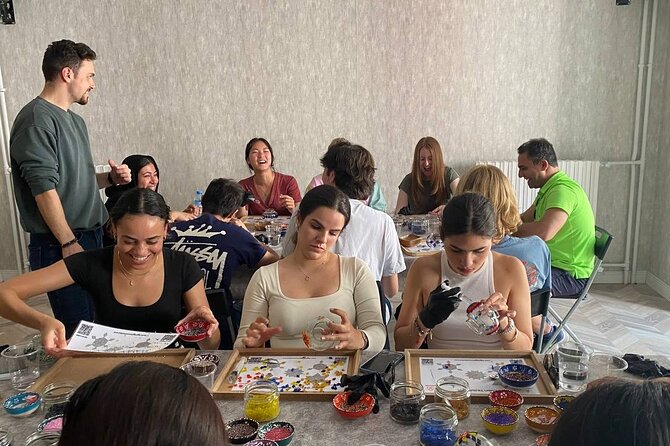 Istanbul: Turkish Mosaic Lamp Workshop in Galata – All Included - What the instructor actually does