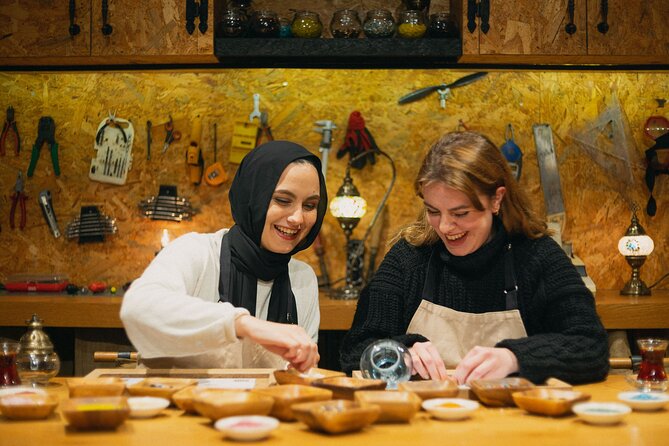 Istanbul Turkish Mosaic Lamp Workshop in Old Town - All Included - Coffee, snacks, and a slower Istanbul break