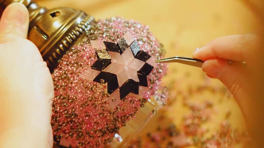 Istanbul: Turkish Mosaic Lamp Workshop with Bosphorus View - Tea, Turkish Delight, and a Bosphorus View
