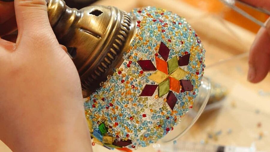 Istanbul: Turkish Mosaic Lamp Workshop with Bosphorus View - What the 2.5-Hour Schedule Feels Like