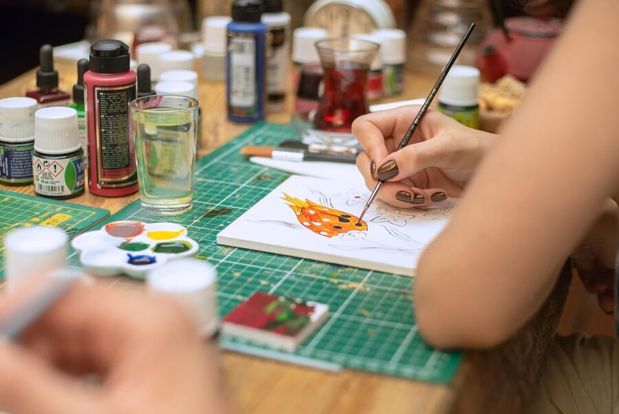 Istanbul: Turkish Tile Painting & Ceramic Workshop w/ Snacks - Packaging your finished tabak for the flight home