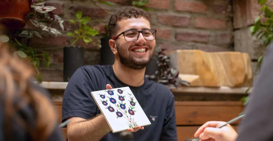 Istanbul: Turkish Tile Painting & Ceramic Workshop w/ Snacks - What $31 gets you