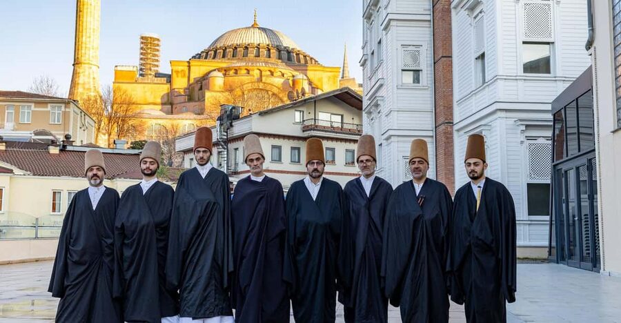 Istanbul: Whirling Dervish Ceremony next to Hagia Sophia - Live Turkish music sets the pace